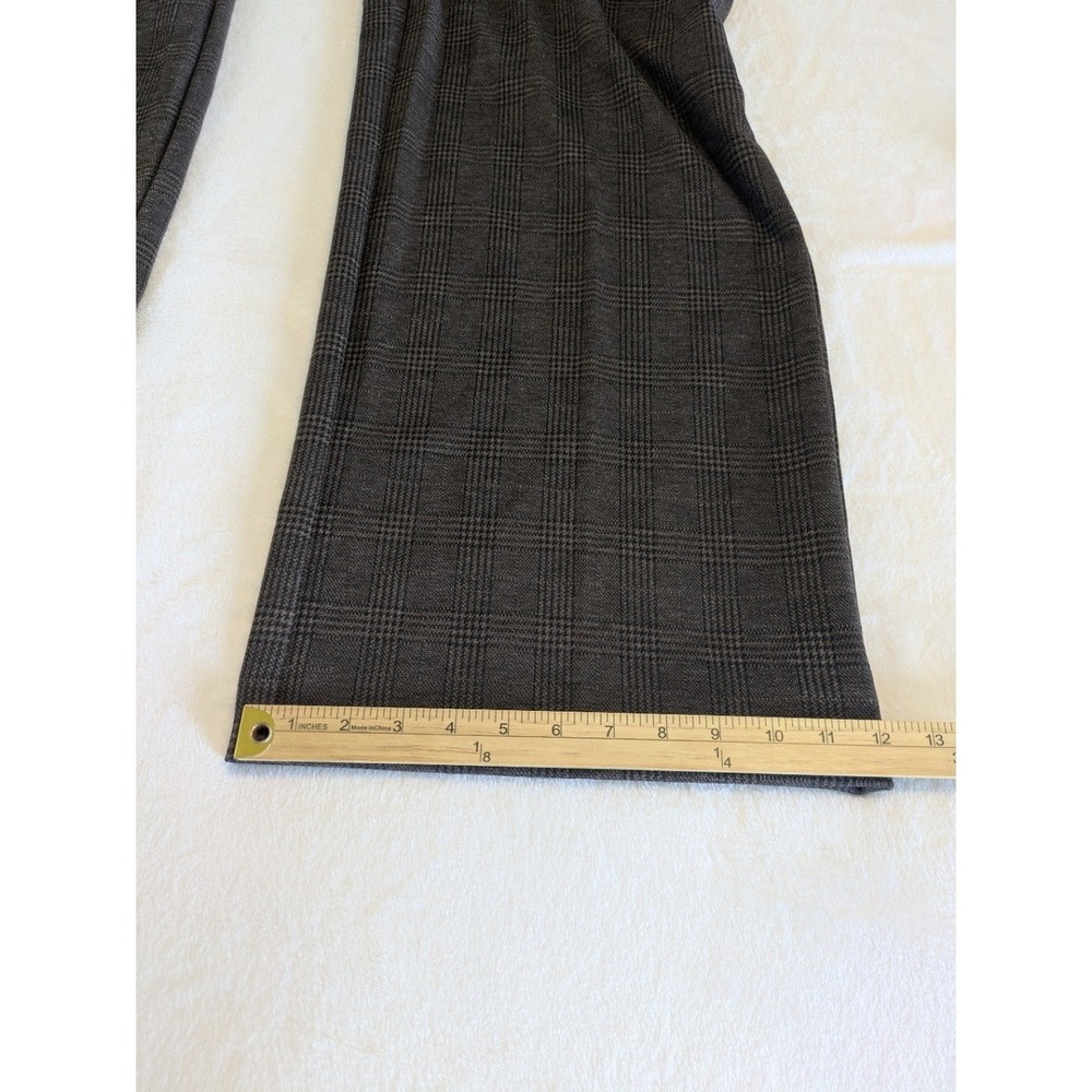 Simply Vera Vera Wang Wide Leg Houndstooth Slacks 16 Dress Pants Brown Black - Picture 9 of 10